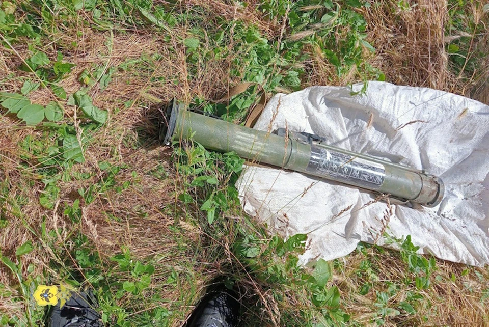 Гранатомет нашли в печи старого дома Фото: ГУ МВД России по Херсонской области