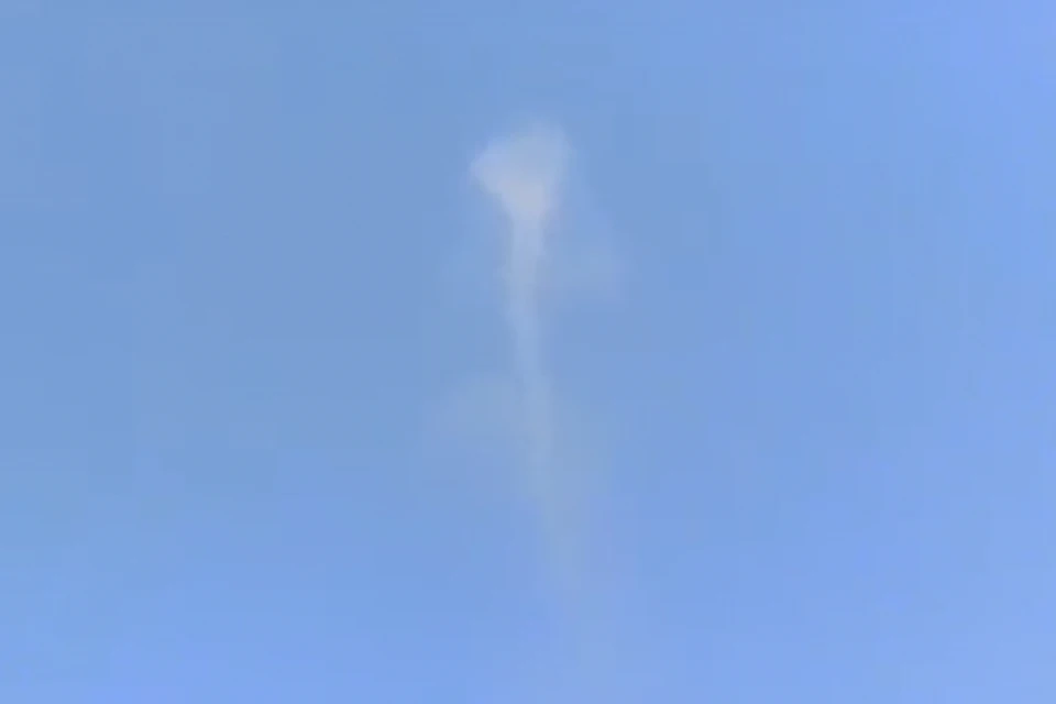 Пыльный вихрь заметили в небе над Ленинградской областью