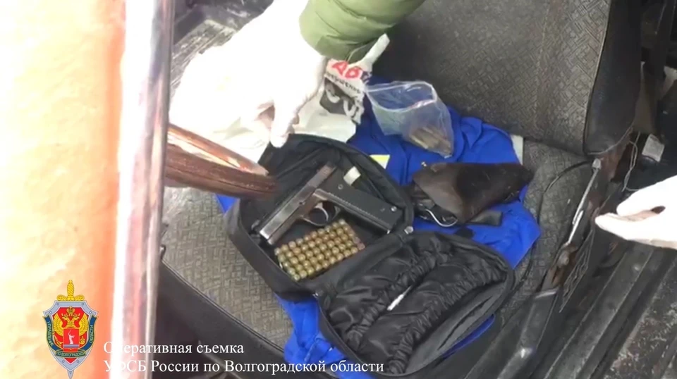 ФОТО: кадр из оперативной съемки ФСБ по Волгоградской области