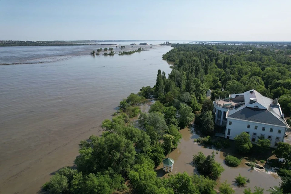 В Новой Каховке нет света и ограничена подача воды Фото: Новокаховская администрация