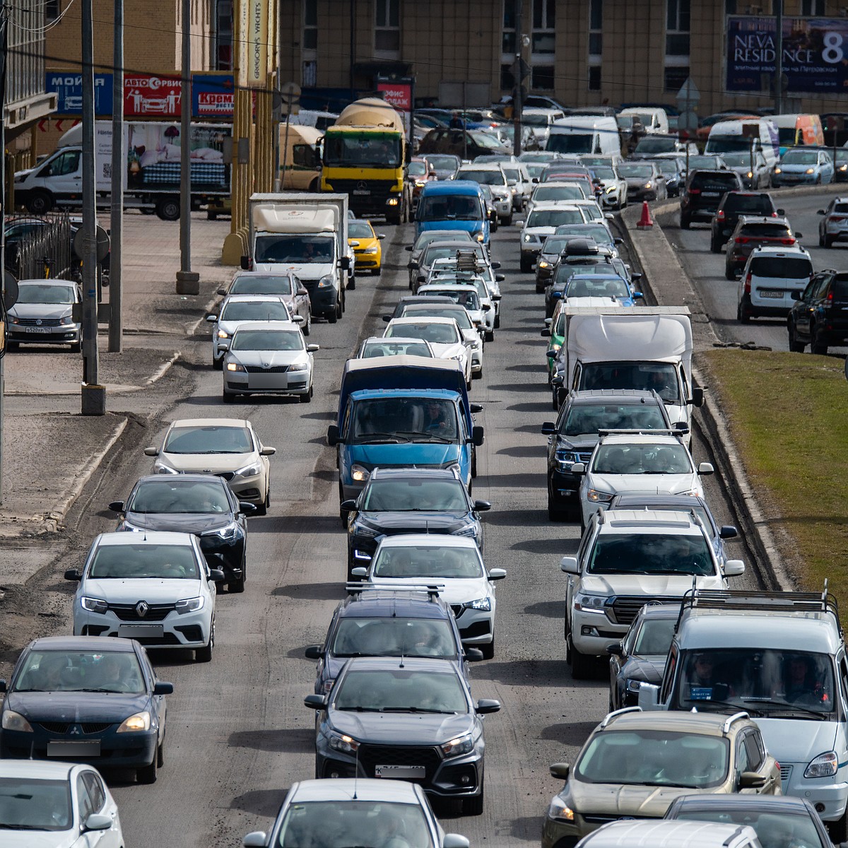 Пробки в Санкт-Петербурге, Московское шоссе (M10)