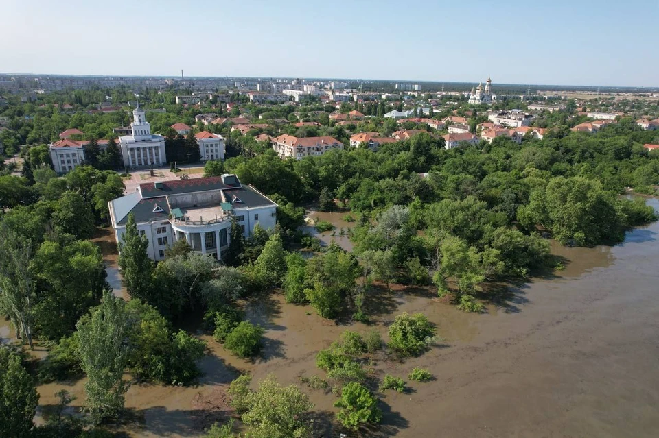 Разрушение ГЭС сильно навредило людям ФОТО: Администрация Новокаховского округа