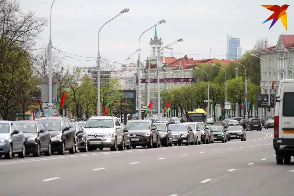 В ГАИ объяснили, почему будет перекрыто движение в центре Минска вечером 23 июня. Снимок используется в качестве иллюстрации.