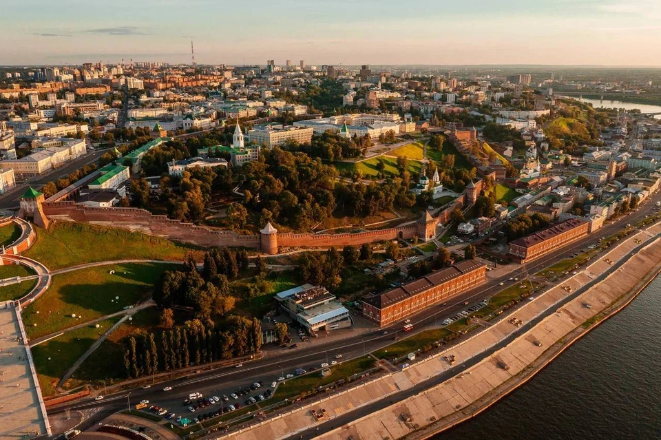 Вид на Нижегородский кремль. Фото: АНО «Центр 800»