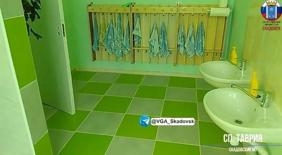 Дети получили новый санузел