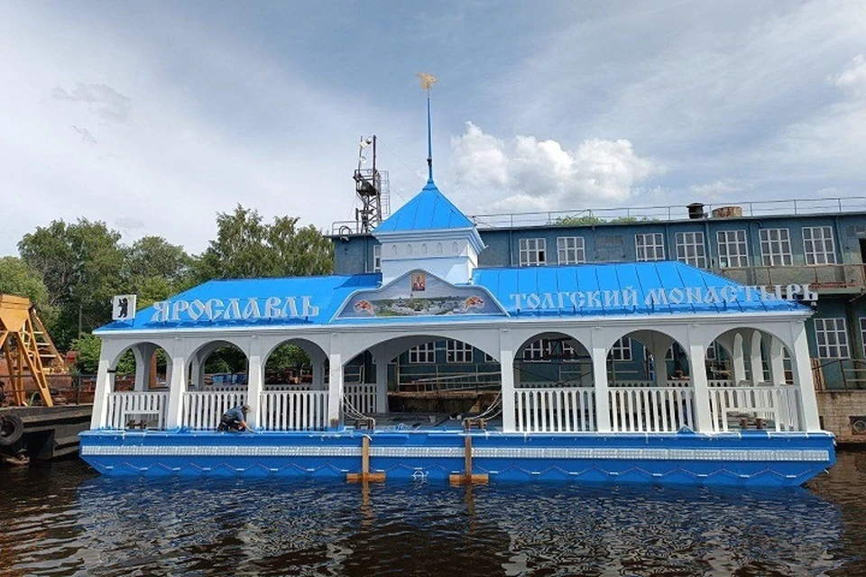 В августе на Волге у Толгского монастыря установят причал.