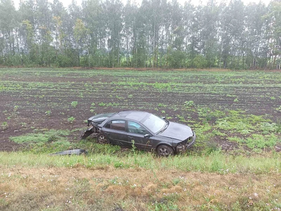 В результате аварии пострадали два человека: сам водитель и его пассажирка