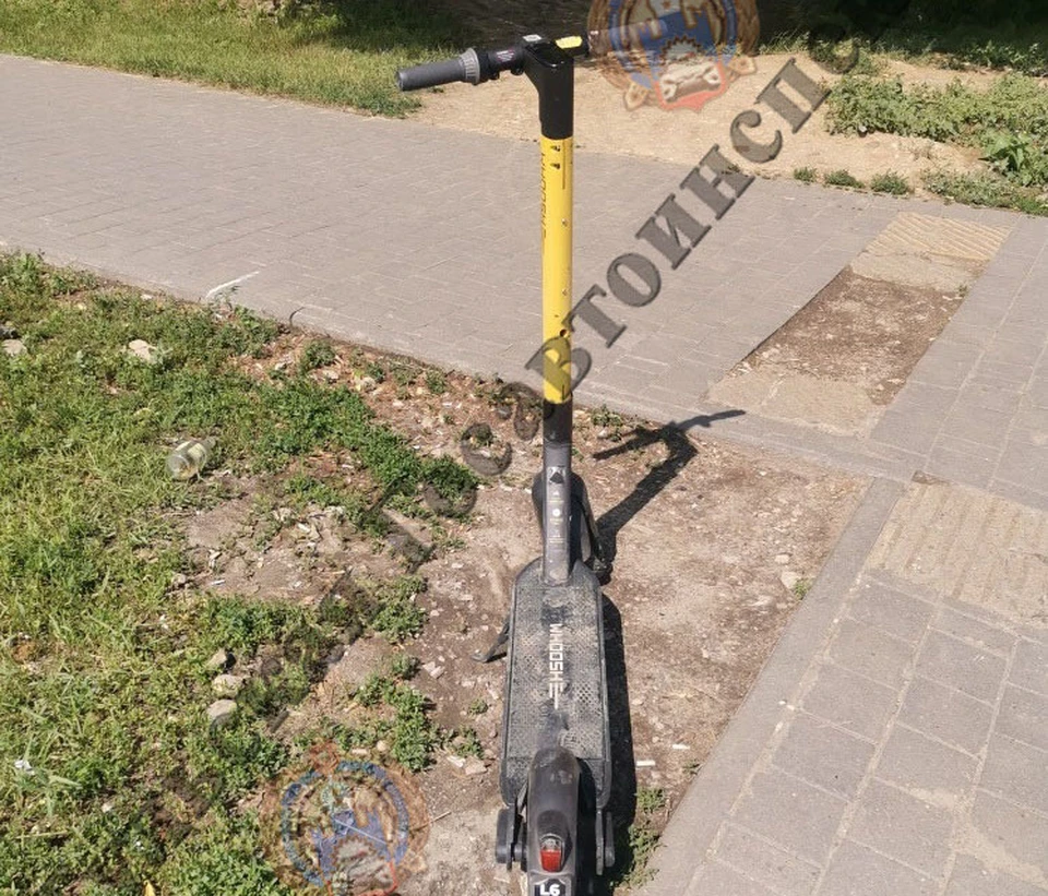 В Туле сбили выехавшего на дорогу на красный свет 12-летнего мальчишку на самокате