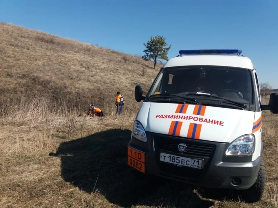 В Белевском районе обезвредили две мины времен Великой Отечественной войны