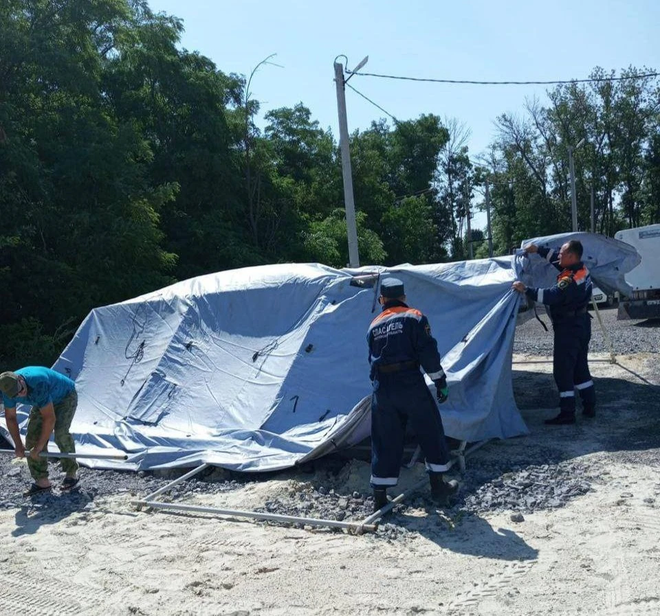 В пункте можно отдохнуть, поесть и оставить вещи на хранение. ФОТО: телеграм-канал Василия Голубева