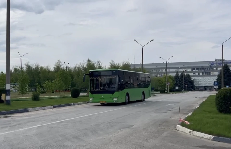 Работники ЗАЭС в комендантский час могут пользоваться транспортом станции. Фото - телеграм-канал ЗАЭС