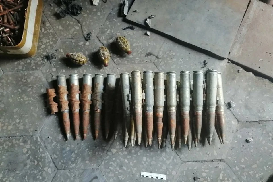 Правоохранители изъяли боеприпасы в одном из населенных пунктов ЛНР. Фото - МВД ЛНР