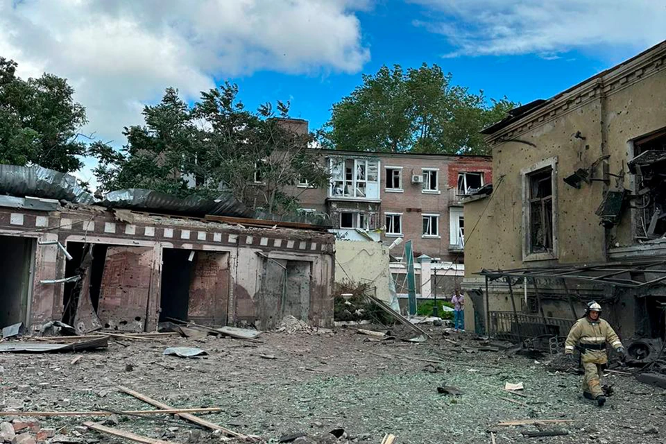 Ранее ракета ВСУ упала на территории городского художественного музея Таганрога. Фото: t.me/golubev_vu