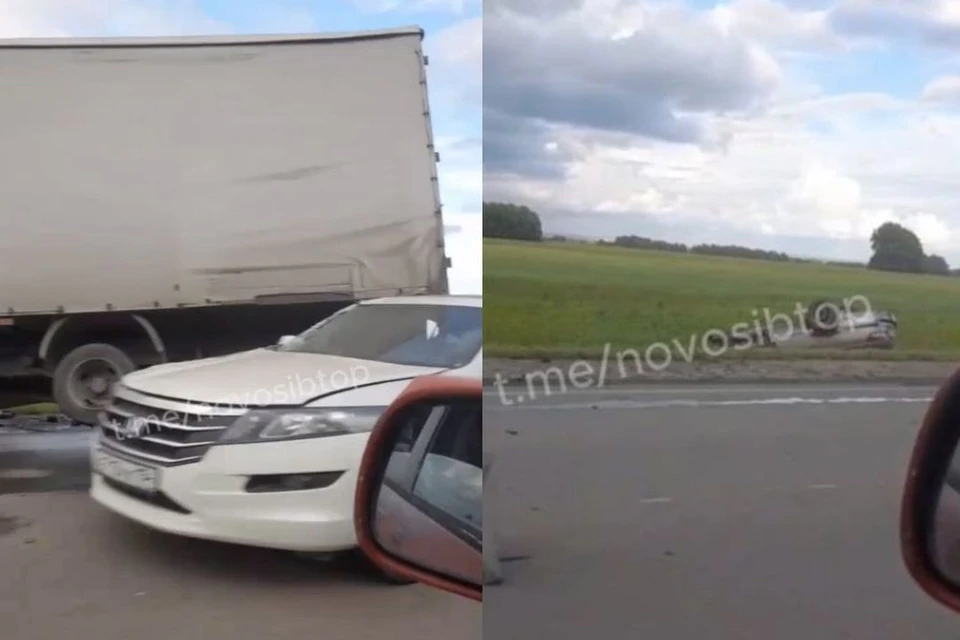 В Новосибирском районе Новосибирской области произошло серьезное ДТП. Фото: "Новосибирск с огоньком"