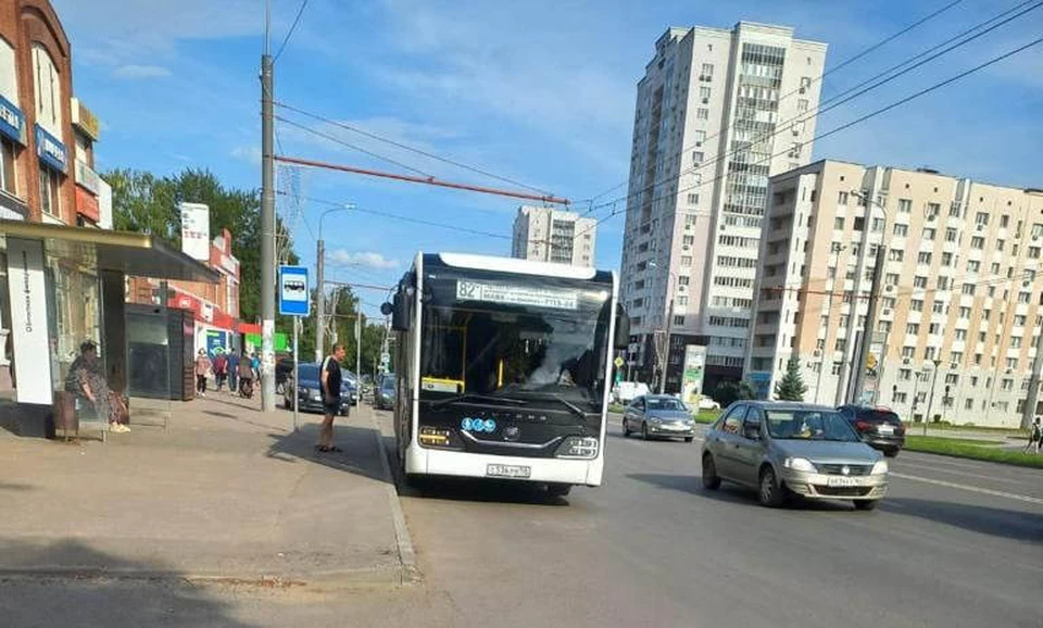Автобус с пензенскими номерами