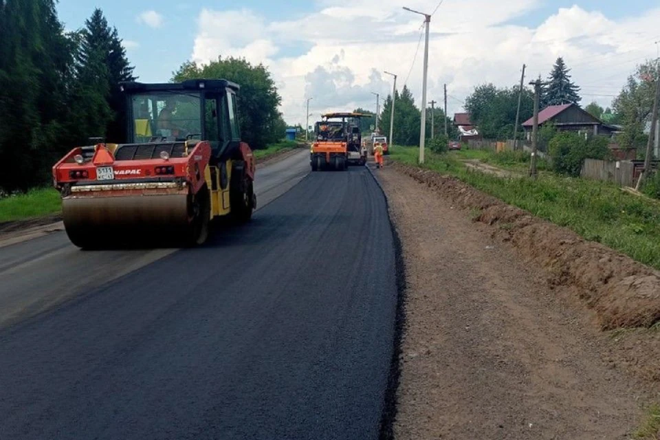 На участке введено реверсивное движение на время работ. Фото: киров.рф