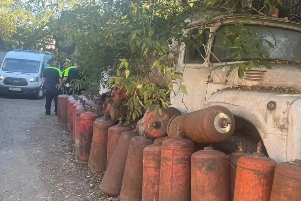 Двое рабочих пострадали при взрыве газового баллона при разгрузке «газели»