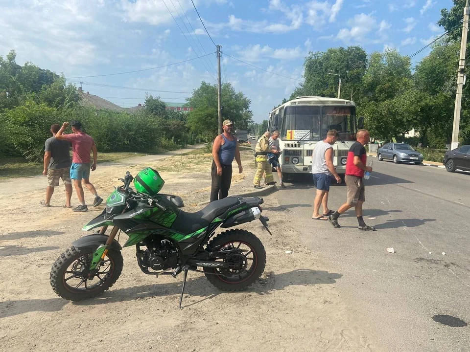 Дорога после аварии.