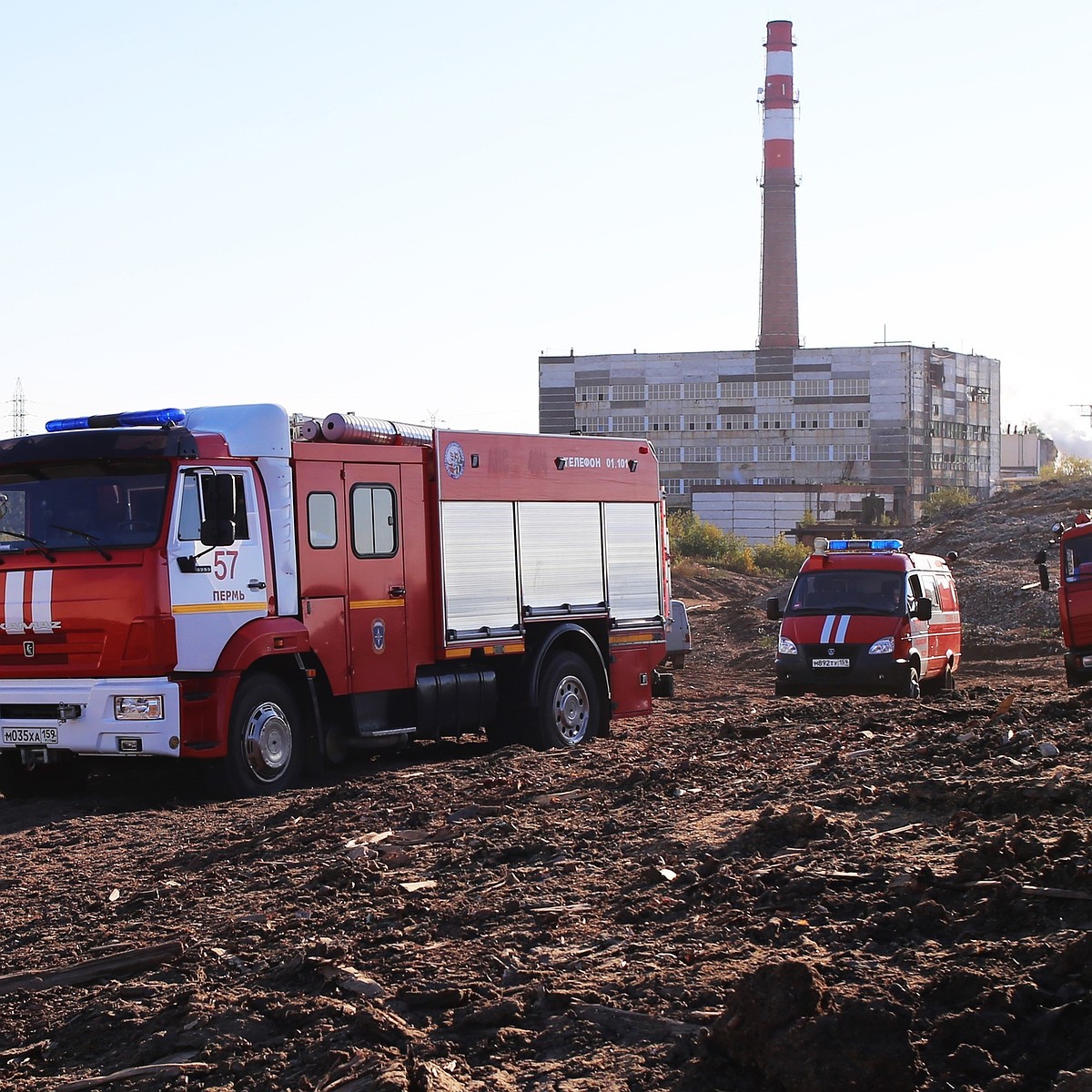 Пожар на Пермском целлюлозно-бумажном комбинате потушен - KP.RU