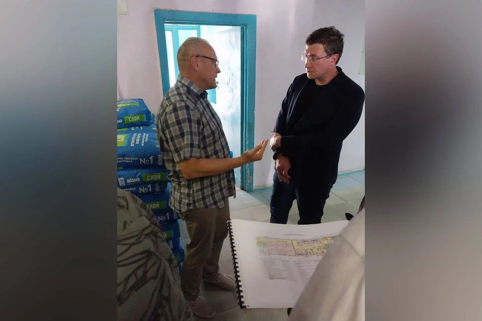 Губернатор Глеб Никитин посетил Харцызск с рабочим визитом. Фото: телеграм-канал Глеба Никитина