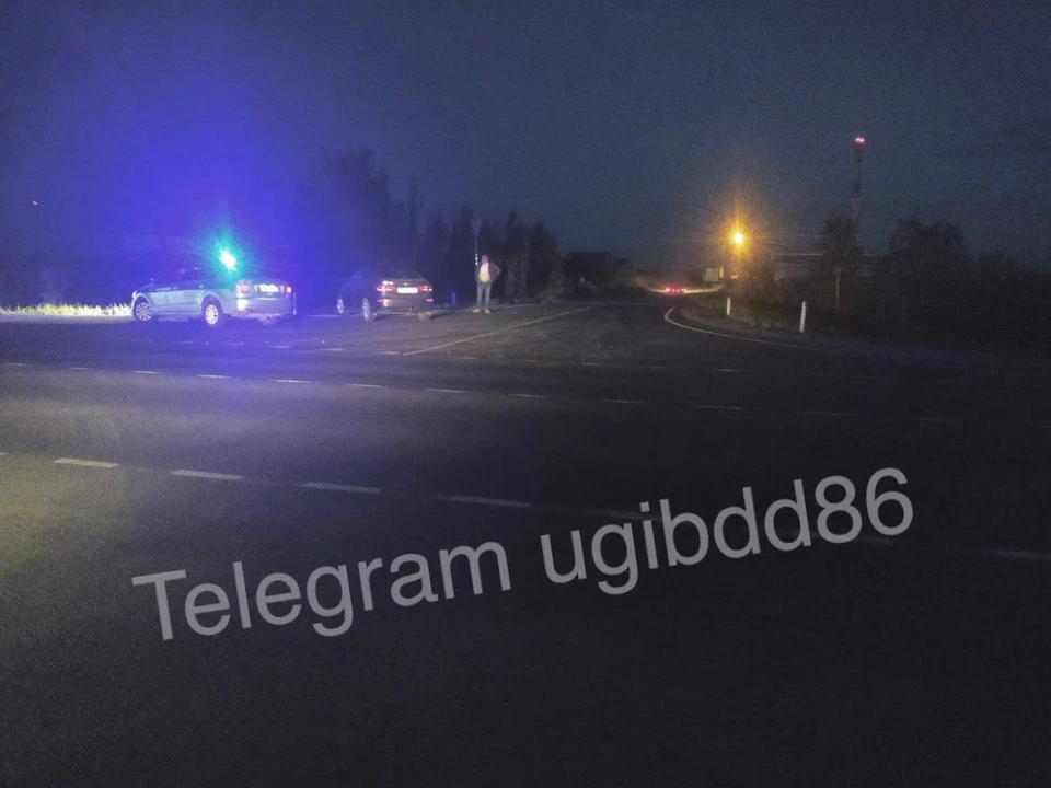 В Ханты-Мансийске водитель иномарки сбил велосипедиста. Фото: УГИБДД России по ХМАО-Югре