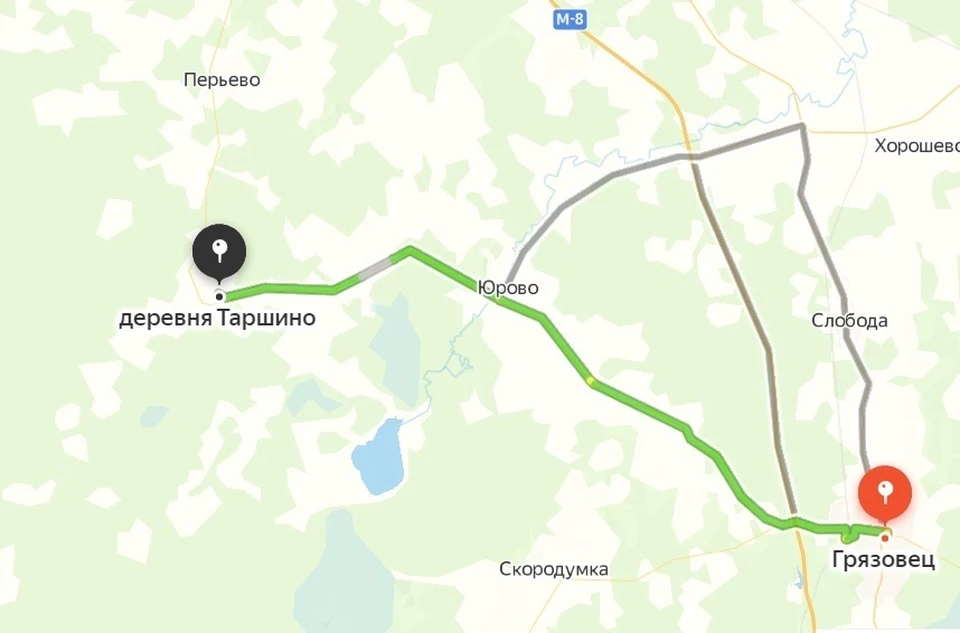 От райцентра до деревни всего 34 км, 41 минута пути. Так говорят карты.