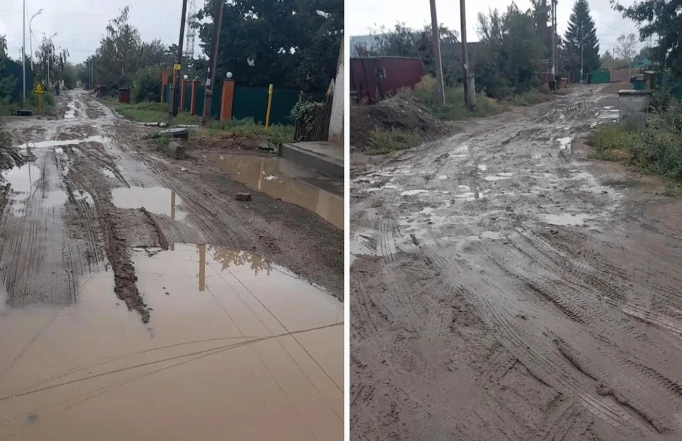 В Темиртау горожане жалуются на безобразное состояние дорог после проведения коммуникаций.
