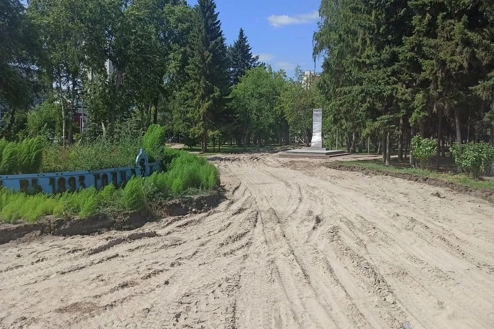 Первомайский сквер откроют раньше срока. Фото: Мэрия Новосибирска
