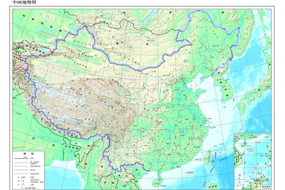 Китай присоединил себе часть Хабаровского края на новых картах Фото: bzdt.ch.mnr.gov.cn