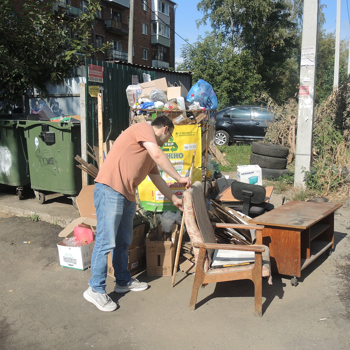 Во Владимире крупногабаритный мусор не вывозят вовремя из-за нехватки  водителей - KP.RU