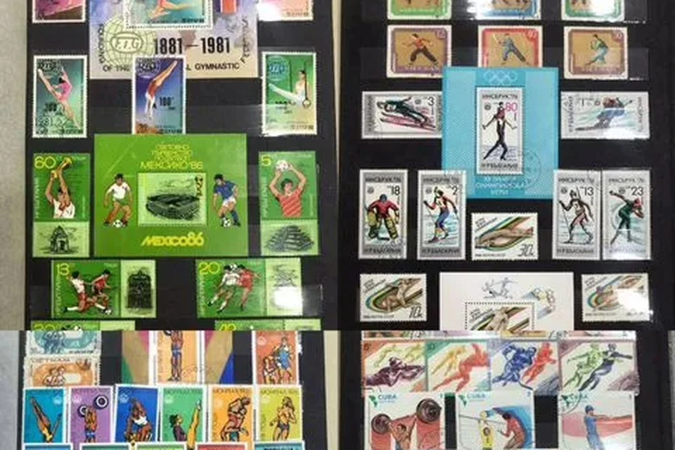 Новосибирец сохранил старые марки со спортсменами, автомобилями, кораблями и животными. Фото: Авито