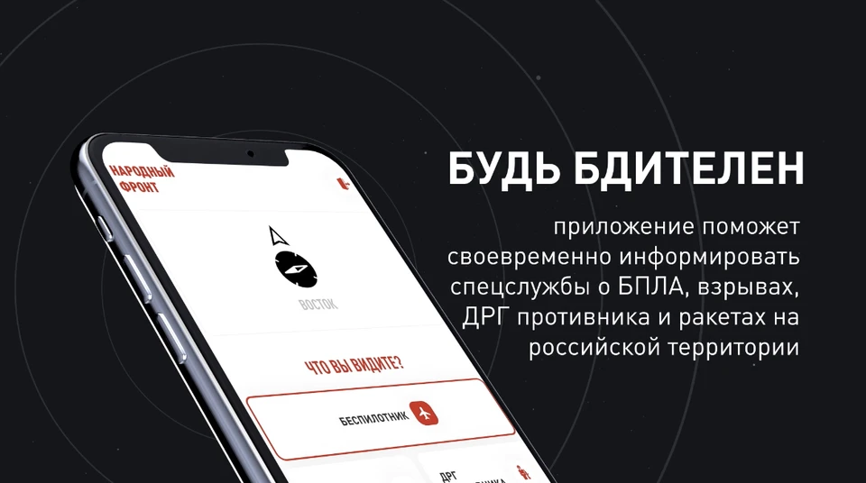 Жители Смоленской области смогут сообщить о беспилотниках через приложение. Фото: ОНФ.