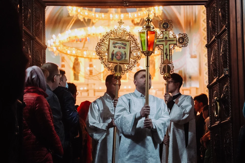 Шествие пройдет от Никольского кафедрального собора до сквера у Дома Советов и обратно.