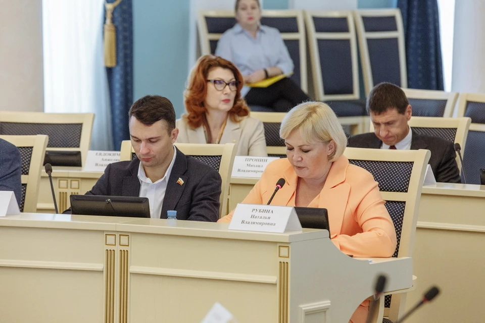 Депутат Наталья Рубина задает вопрос о реабилитации участников СВО в Рязанской области.