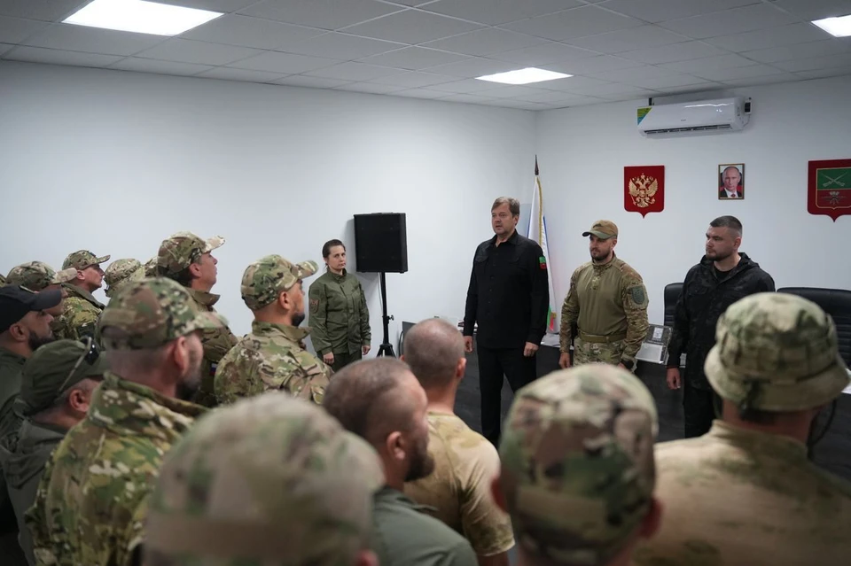 23 сентября в Запорожской области отмечается годовщина создания добровольческого батальона имени Павла Судоплатова. Фото: телеграм-канал Евгения Балицкого