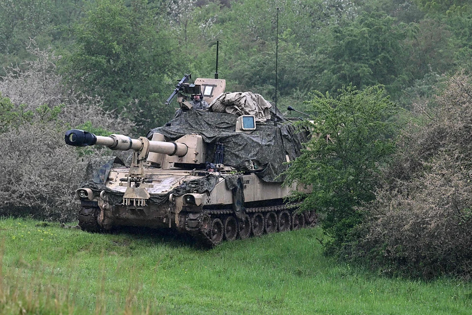Наши воины уничтожили самоходку М109 «Paladin»