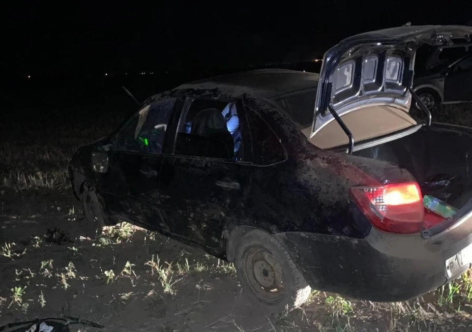 В результате аварии водитель получил смертельные травмы
