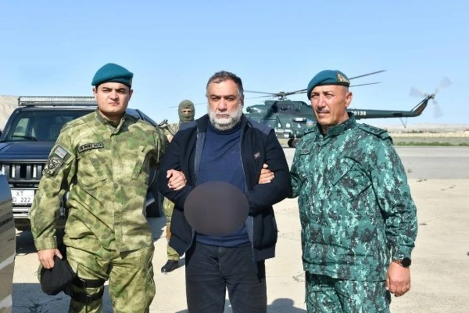 Погранслужба Азербайджана опубликовала фото с задержанным Рубеном Варданяном Фото: Госпогранслужба Азербайджана