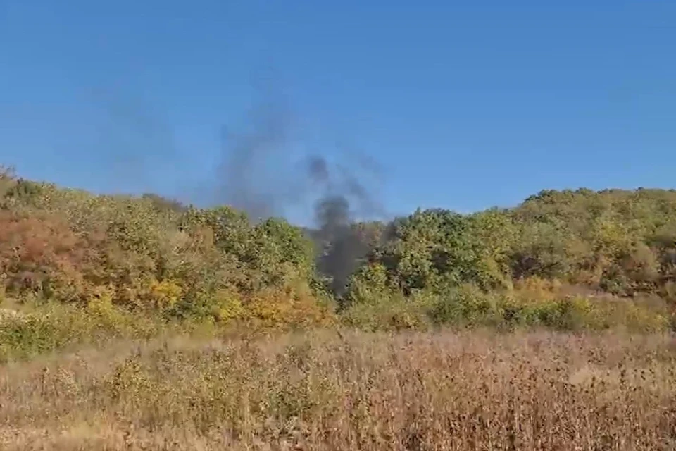 Мужчина развел огонь для обжига проводов Фото: пресс-служба ГУ МВД РФ по Краснодарскому краю