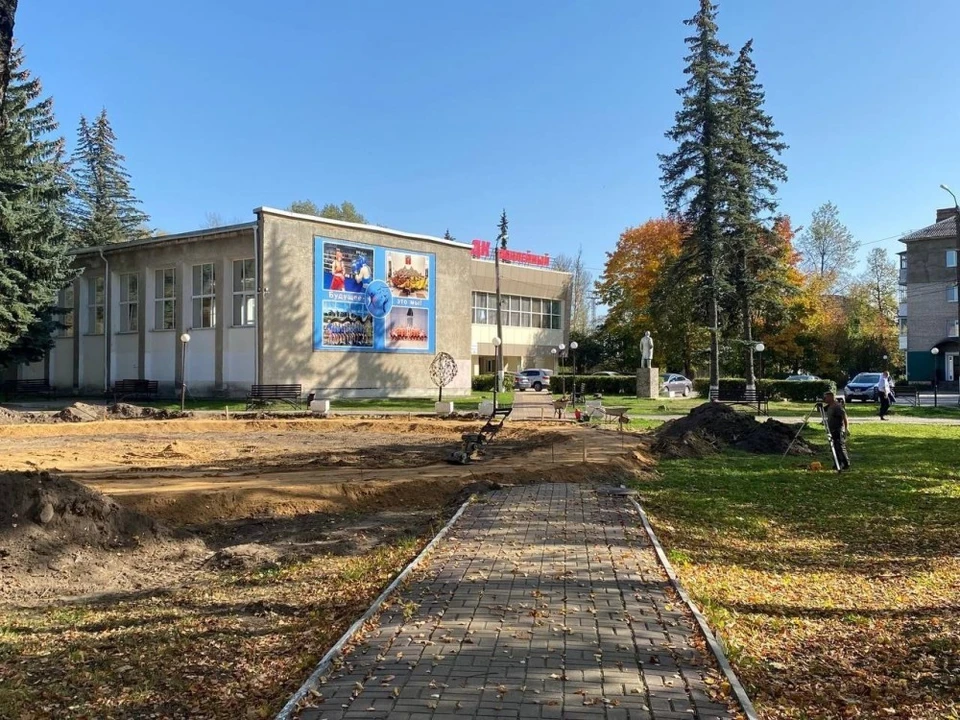 Строительство городских качелей в Кирове