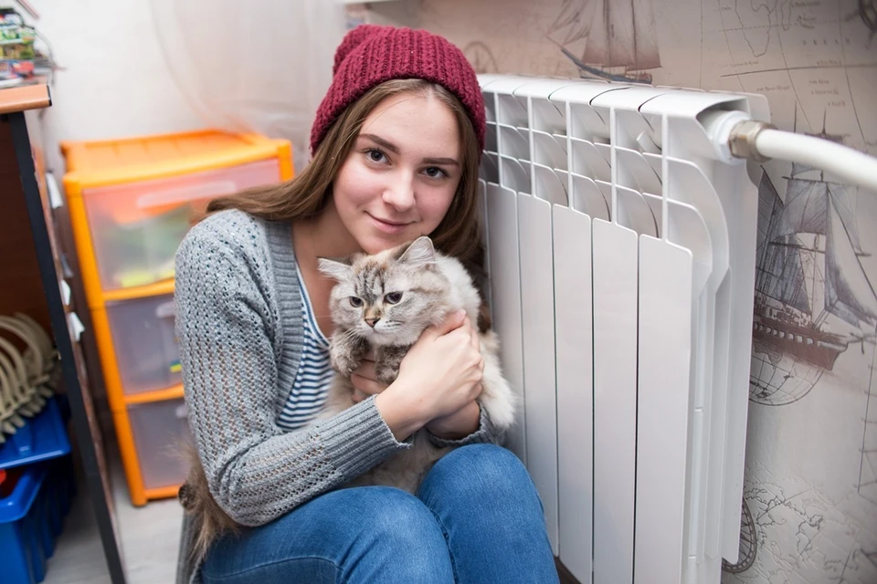 В домах батареи постепенно становятся теплыми