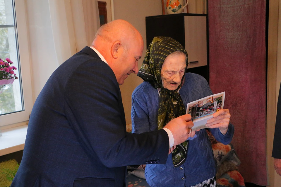 Жительница Хабаровска отметила 100-й день рождения Фото: администрация Хабаровска