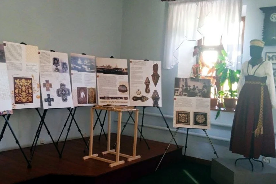 Фрагмент одной из выставок.