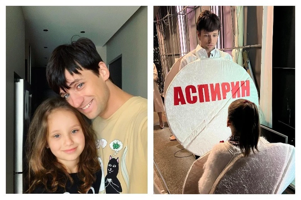 Дочь Дмитрия Колдуна - вся в папу, куда он, туда и она. Фото: соцсети