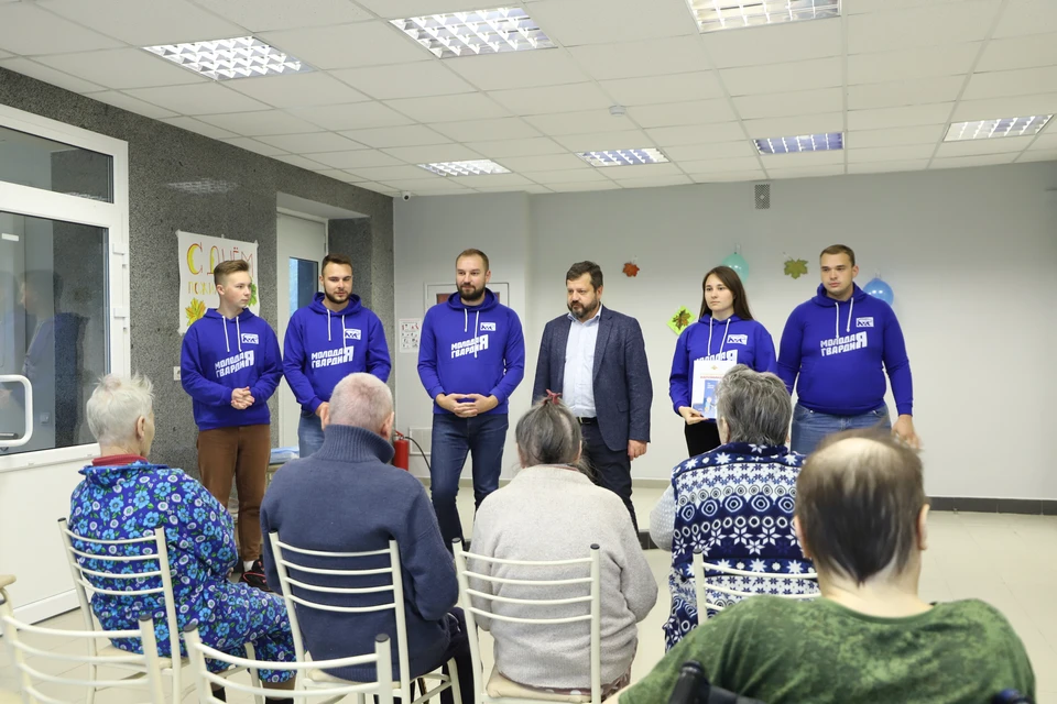 Встреча с подопечными дома престарелых «Уют».