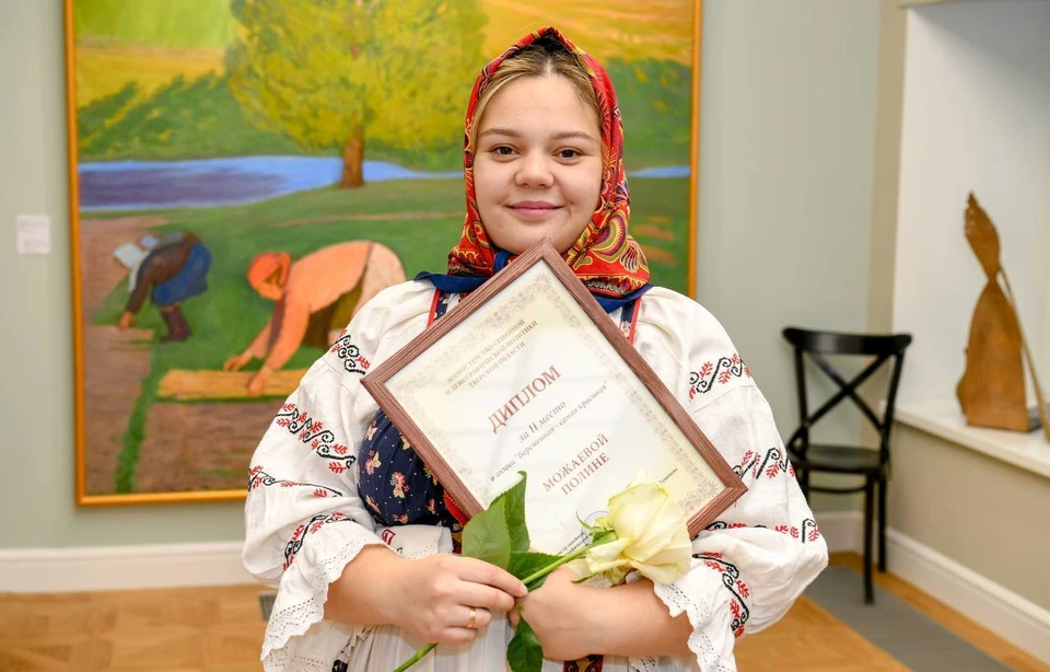 Одна из победительниц проекта.