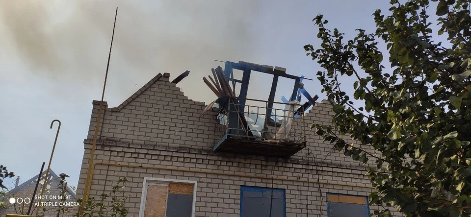Боевики ВСУ снова обстреляли Днепряны ФОТО: Администрация Новокаховского округа