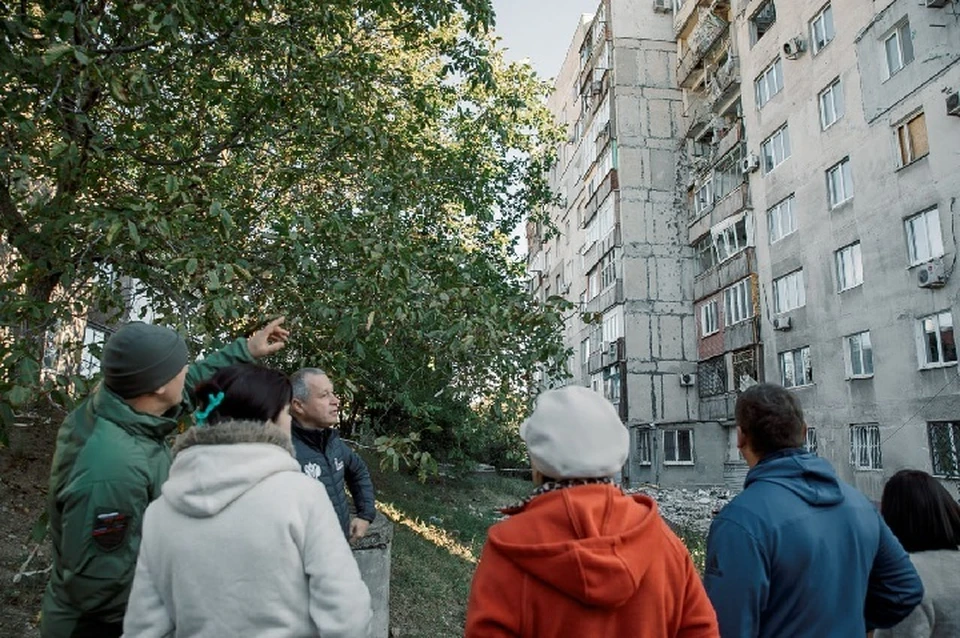 На проблемные адреса выехал мэр города Олег Моргун. Фото: ТГ/Моргун