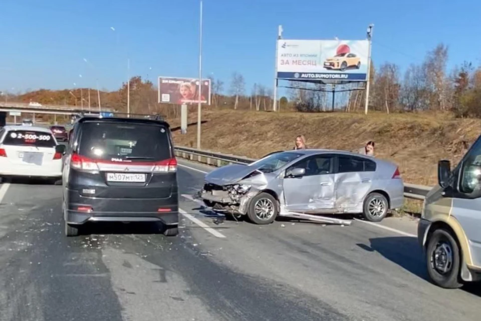 Очевидцы поделились кадрами аварии. Фото: dpskontrol_125rus.