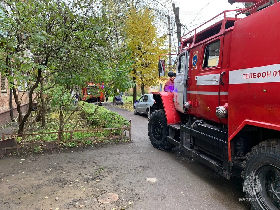 В многоквартирном доме на улице Кутузова в Туле произошел пожар